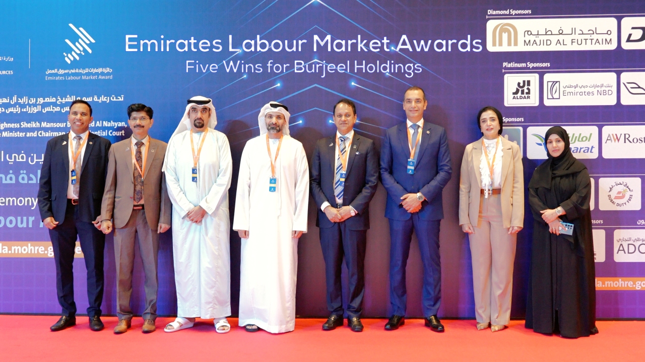 Burjeel Holdings Wins Five Prestigious Honors at Emirates Labour Market Award 